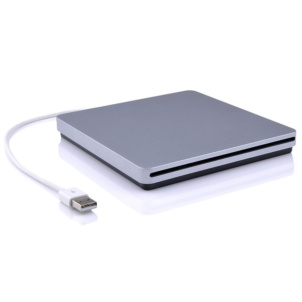 CYBERNOVA Masterizzatore e lettore esterno CD-RW DVD-RW, slim slot USB, compatibile per MacBook Air Pro,Macbook Air, tutti i PC portatili con porta USB