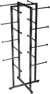 Econoco K35 Folding Lingerie Tower, Square Tubing with Round Tubing Arms