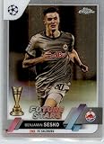2022-23 TOPPS CHROME UEFA CLUB COMPETITIONS #177 BENJAMIN SESKO FC SALZBURG FS SOCCER OFFICIAL TRADING CARD OF SOCCER