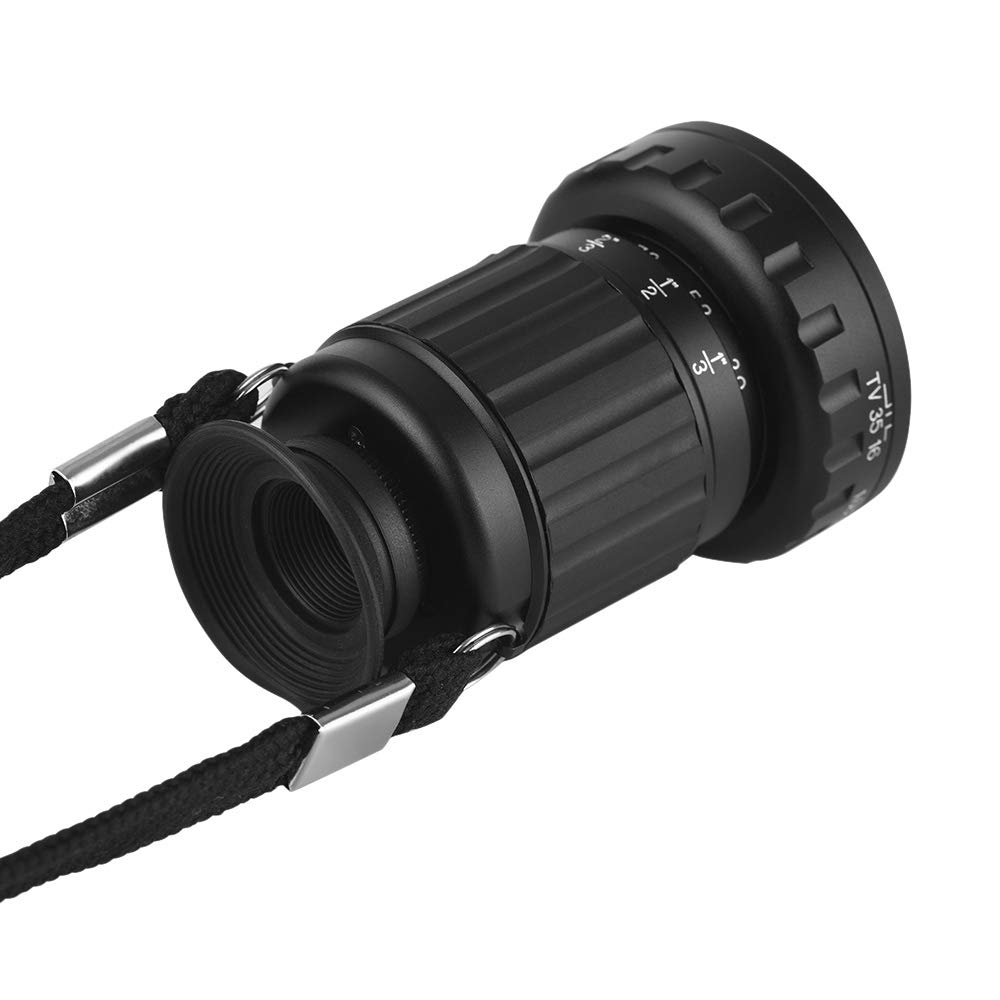 Cosiki Mirino Regista Portatile 11X, Mini Obiettivo Zoom Telescopico con Filettatura Anteriore da 41 Mm per Fotografi Professionisti, Produzione Video di Film TV, Include Panno per la