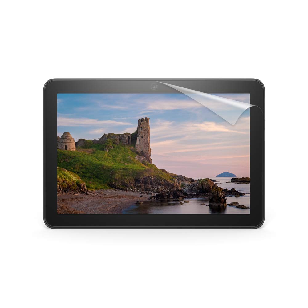 【Fire HD 8 第12世代用】保護フィルム フッ素コーティング 反射防止 抗菌 気泡レス加工 2枚入り