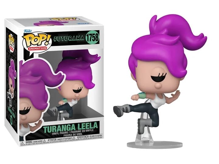 Amazon.com: Funko Turanga Leela Jump Kick with Stand + Pop