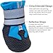 Ewolee wasserdichte Hundeschuhe, Breathable Hundeschuhe rutschfeste Schuhe Hundeschnee Stiefel, 4 Stück