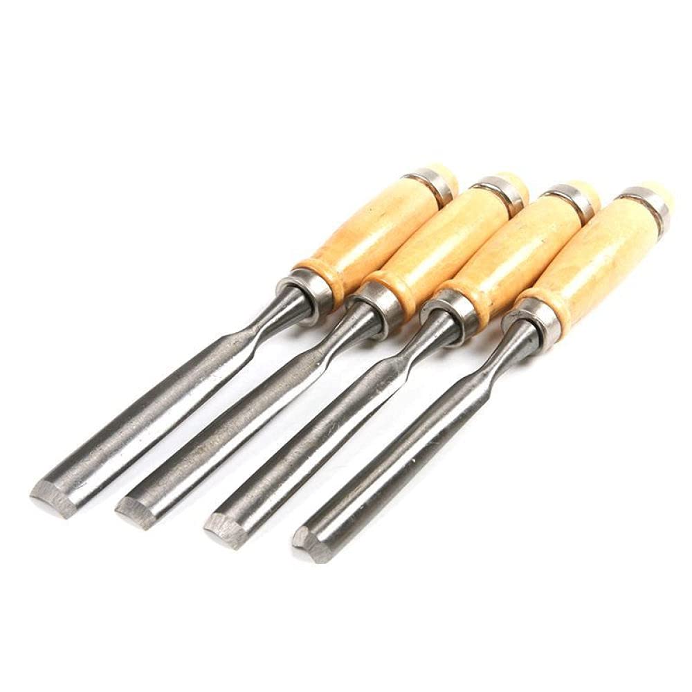 Juego de herramientas de cincel manual para tallar madera, 12 piezas, carpintería, gubias profesionales, construcción y herramientas de carpintería, herramientas de carpintero, como se muestra