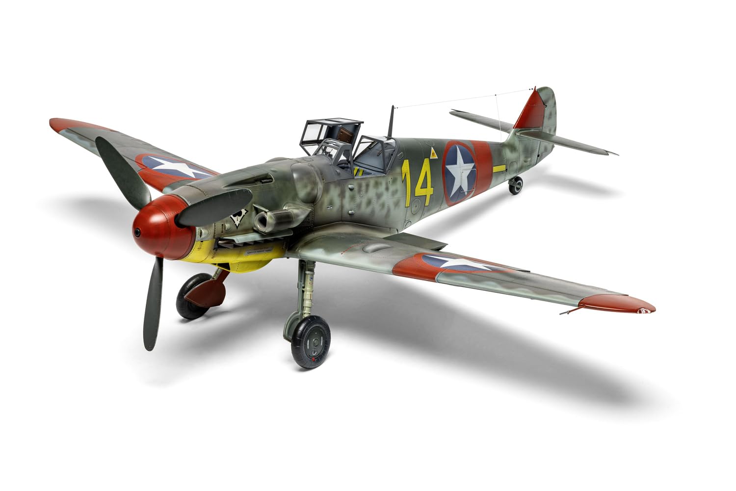 AIRFIX - A17003 Messerschmitt Bf109G-5/6 Plastikmodellbausatz für Erwachsene und Kinder ab 8 Jahren, Set enthält Spritzgussrahmen und Abziehbilder – Maßstab 1:72