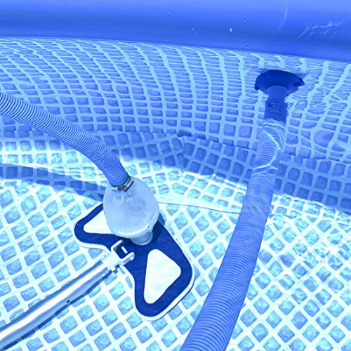 Adapter für Poolschlauch an Filteranlage für Quick-up Pools von Intex und Bestway (Ø 80 mm auf Ø 32 mm) mit Schlauchschelle