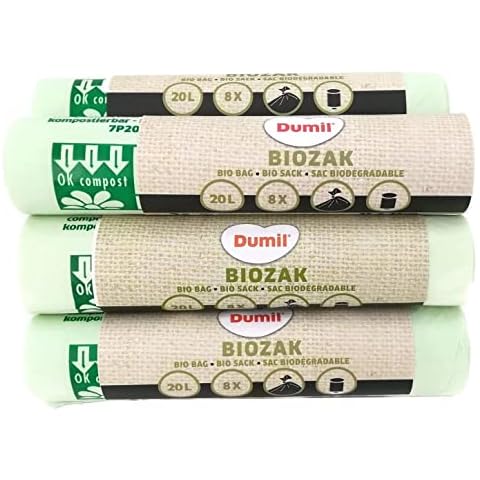 72 Stück 20 Liter Bio-Müllbeutel 45x45 cm Cover