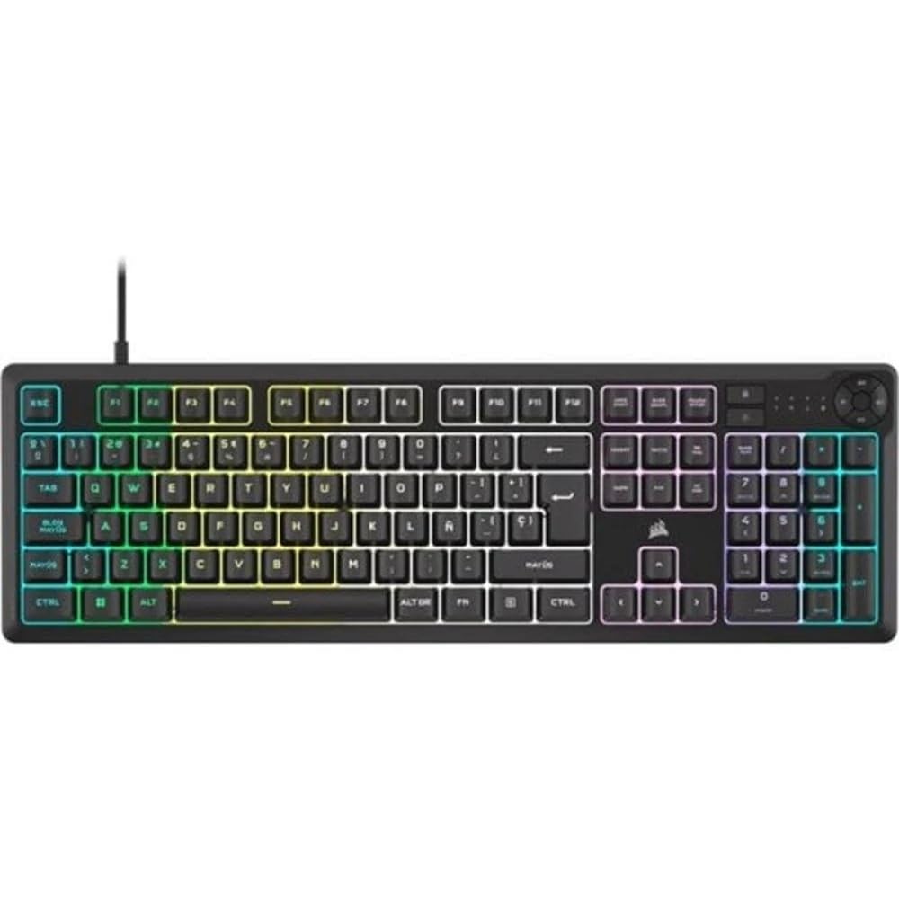 Tastiera per Giochi Corsair K55 CORE Nero