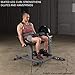 Body-Solid (GCEC340B) CAM Series Adjustable Leg Extension and Curl Machine - Comfortable, Heavy-Duty Home Gym Equipment for Hamstring and Quad Workouts - Black/Gray