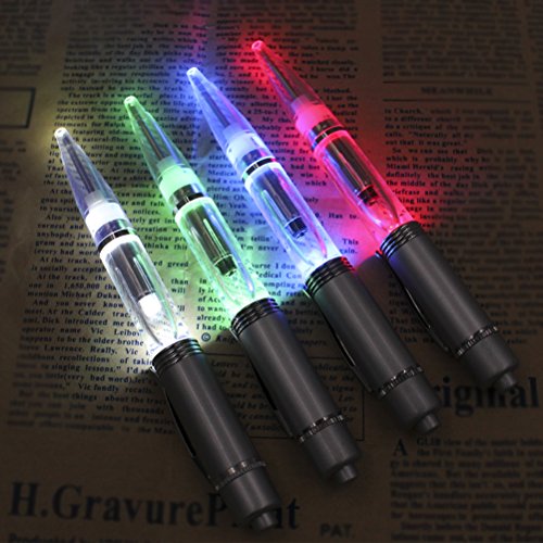 Glovion LED Pen Light, LED light Writing Pens -Powered Black Ink Penlights -(White/Red/Blue/Green Color)-Pack of 4 Pens - Thumbnail 3