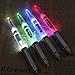 Glovion LED Pen Light, LED light Writing Pens -Powered Black Ink Penlights -(White/Red/Blue/Green Color)-Pack of 4 Pens