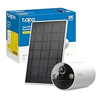 Tapo C410 KIT Telecamera WiFi Esterno ad Energia Solare, 2K 3MP, Batteria 6400mAh fino a 180 Giorni...