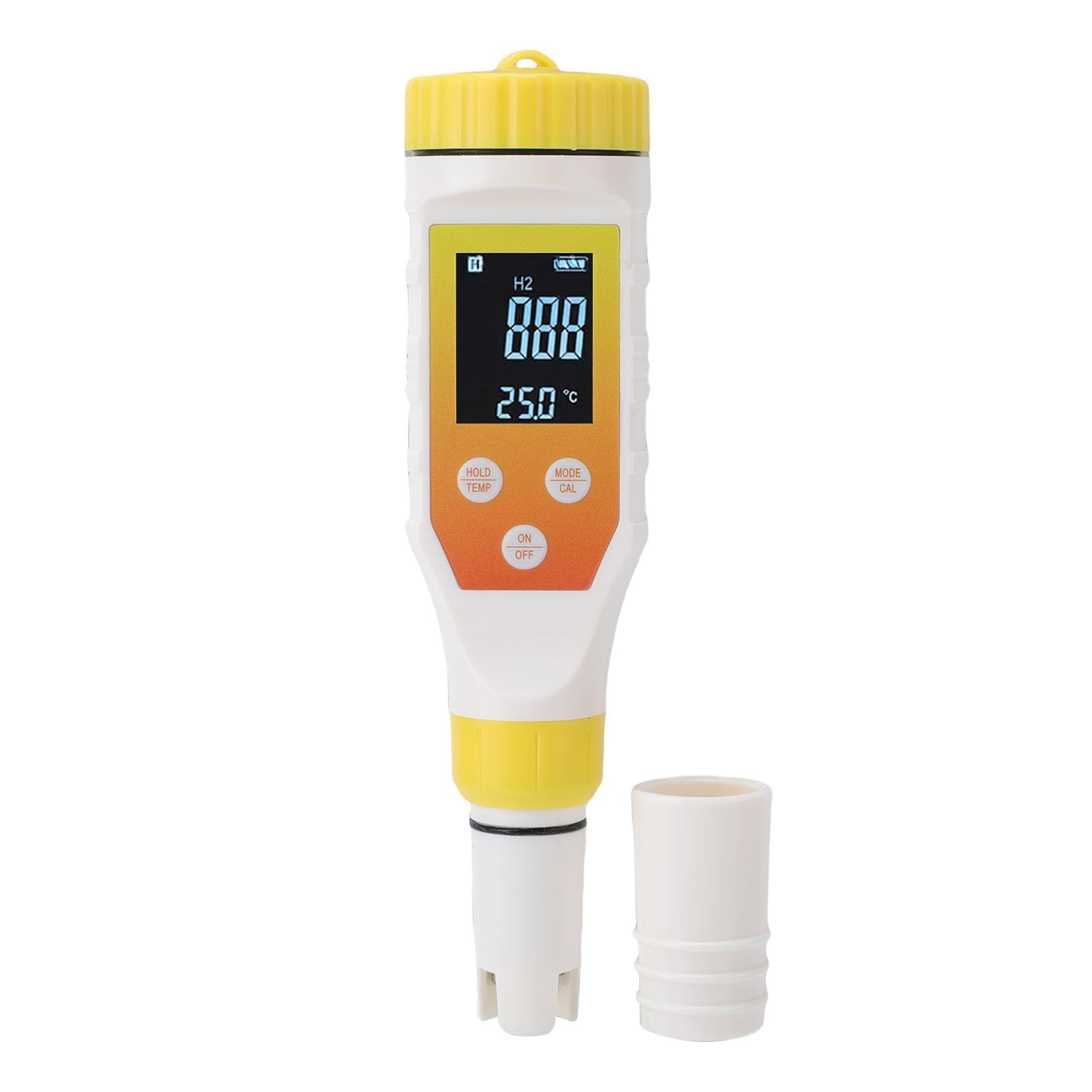 TOPINCN 7 en 1 Probador de Calidad del Agua, TDS de PH EC Hydrogen Orp Salinity Temp Meder Probador de Agua Digital para Acuarios de Agua Potable Piscinas, Probador de Agua de la