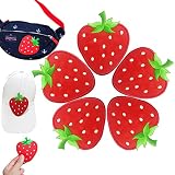5 Pcs Strawberry Patches for Clothing - Strawberry Applique Patches - Fruit Glue Patches - Fruit Pat