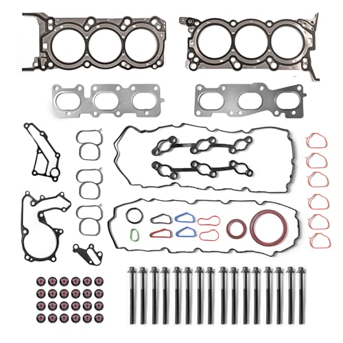 GOCPB Engine Head Gasket Set with Bolt Compatible with 2012 2013 2014 2015 2016 2017 2018 Kia Sedona Sorento Cadenza 2010-2019 Hyundai Azera Santa Fe 3.3L 3.5L V6 223113CGA0 23113CGB0 223113L100