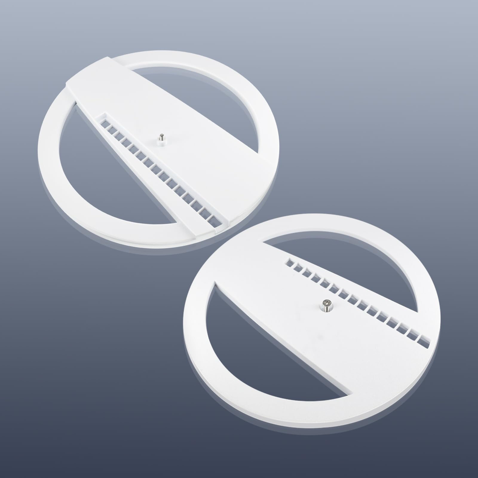 Supporto verticale per PS5 Slim, per disco e digitale, con vite, supporto base, bianco per PS5 Slim