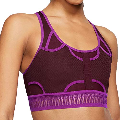 Nike Women's Dri-Fit Swoosh Ultrabreathe Sports Bra Medium Support CJ 0149 638 100 310 673 (Plum, s)