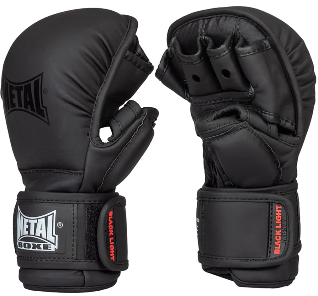 METAL BOXE MMA Gloves Black Light Strike XS
