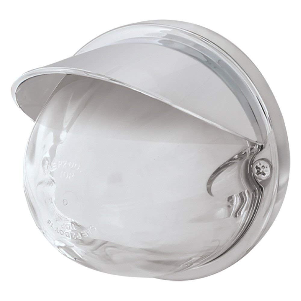 United Pacific34406 9LED Dual Function Glolight Watermelon Flush Mount Kit w/Visor, Sealed Housing - Amber LED/Clear Lens – ONE Unit