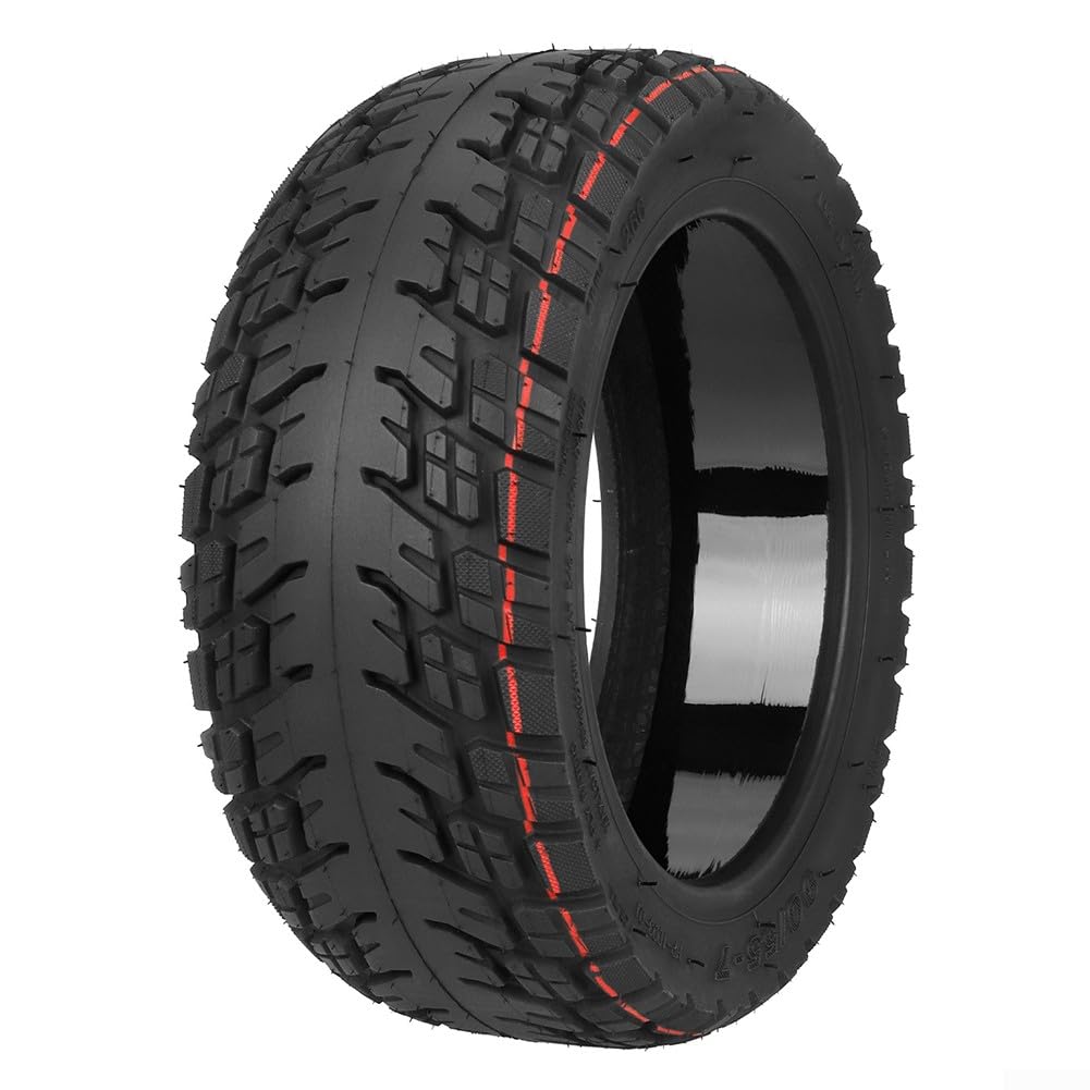 11 Inch Scooter Tyre Built-in Bive Glue, 90557 Rubber OffRoad Tubeless Tyre For Segway GT1 GT2 Electric Scooter, Black, 1207g