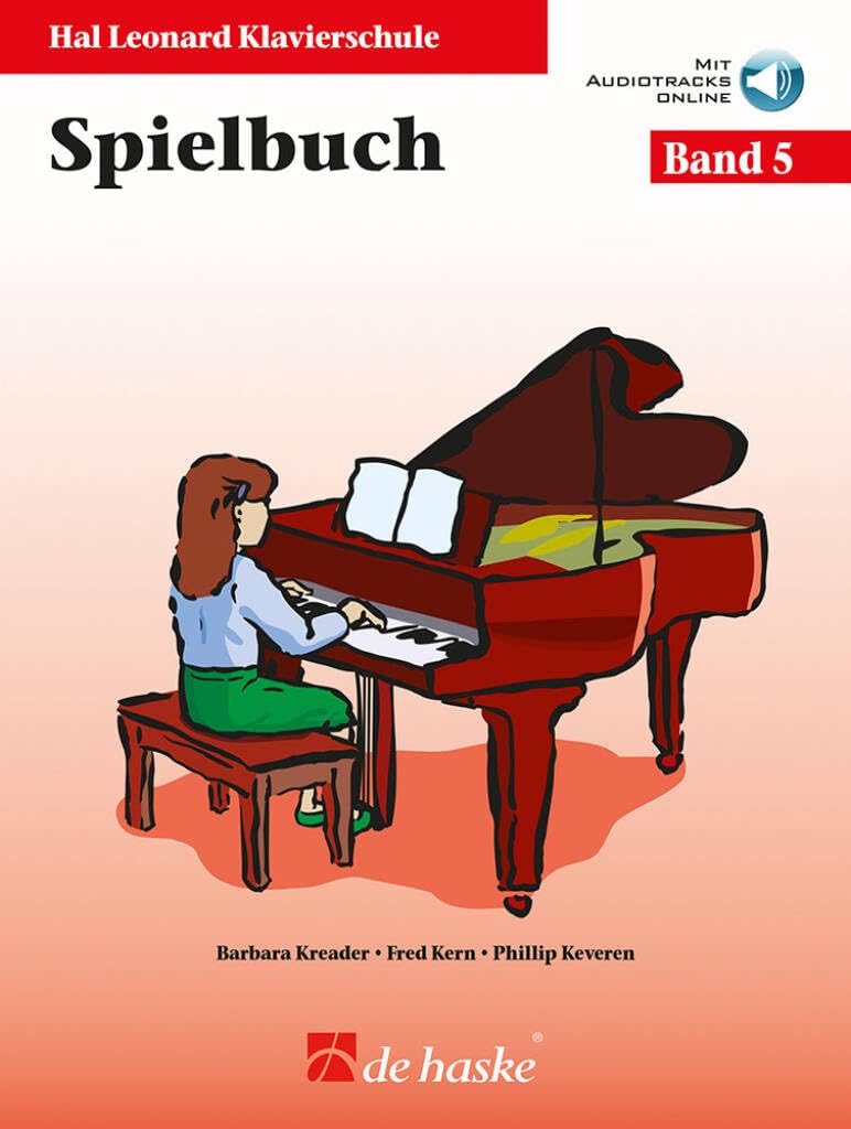 Phillip Keveren: Hal Leonard Klavierschule Band 5 - Unterrichtsbuch + Spielbuch (Set), Ausgabe inkl. Online-Audio und Notenheft, 9789043171182 + 9789043173018, 0530-99-404DHE + 0531-99-404DHE