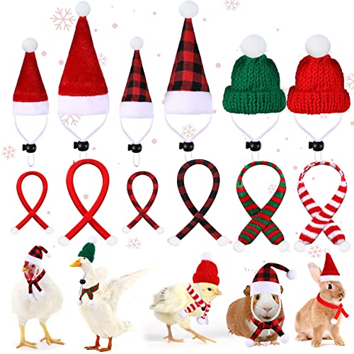 12 Piezas Disfraces Navideños para Pequeños Animales