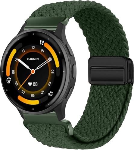 [KeeFos] 22mm oh Garmin Venu 4 45mm/Venu 3 45mm/2/Forerunner 570 47mm/265/255/Vivoactive 4/ActiveΉ oh iCf CobN }Olbgo