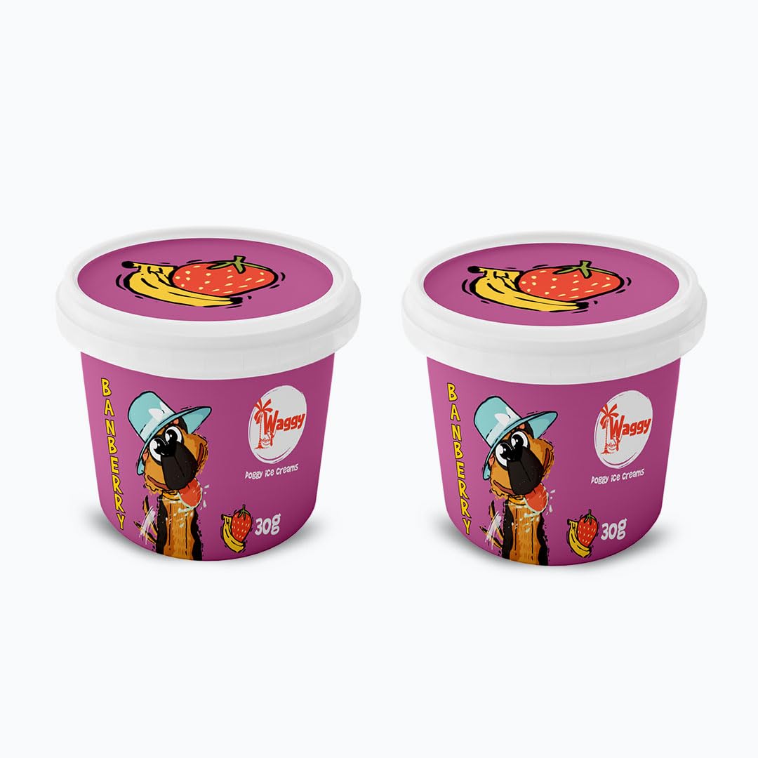 Waggy Zone Ice Cream Treat For Dogs, Puppies And Cats Instamix Natural Banberry For All Age Vegan 30Gm (Pack of 2) Powder (B08LBQGWHS) Amazon Price History, Amazon Price Tracker