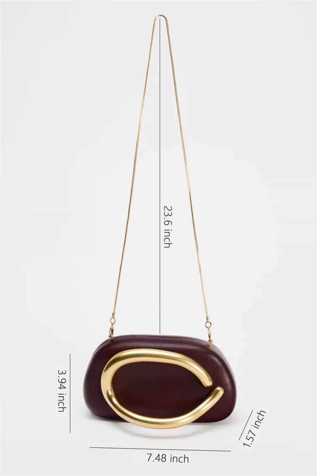 Bolso de Mano de Mujer con Forma de Concha, Bolso Bandolera con Cadena, Bolso de Mano de Mujer, Bolso de Mano magnético, una opción Elegante.