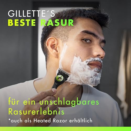 Gillette Labs Rasierklingen Herren, 16 Original Ersatzklingen für Männer Nassrasierer, Klingen Kompatibel mit Allen Gillettelabs Rasierern (Inkl.Heated Razor) 2