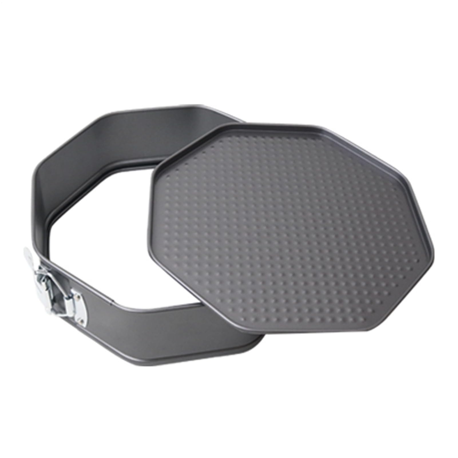 Generisch Moldes para tartas con base extraíble, acero al carbono de 11,02 pulgadas