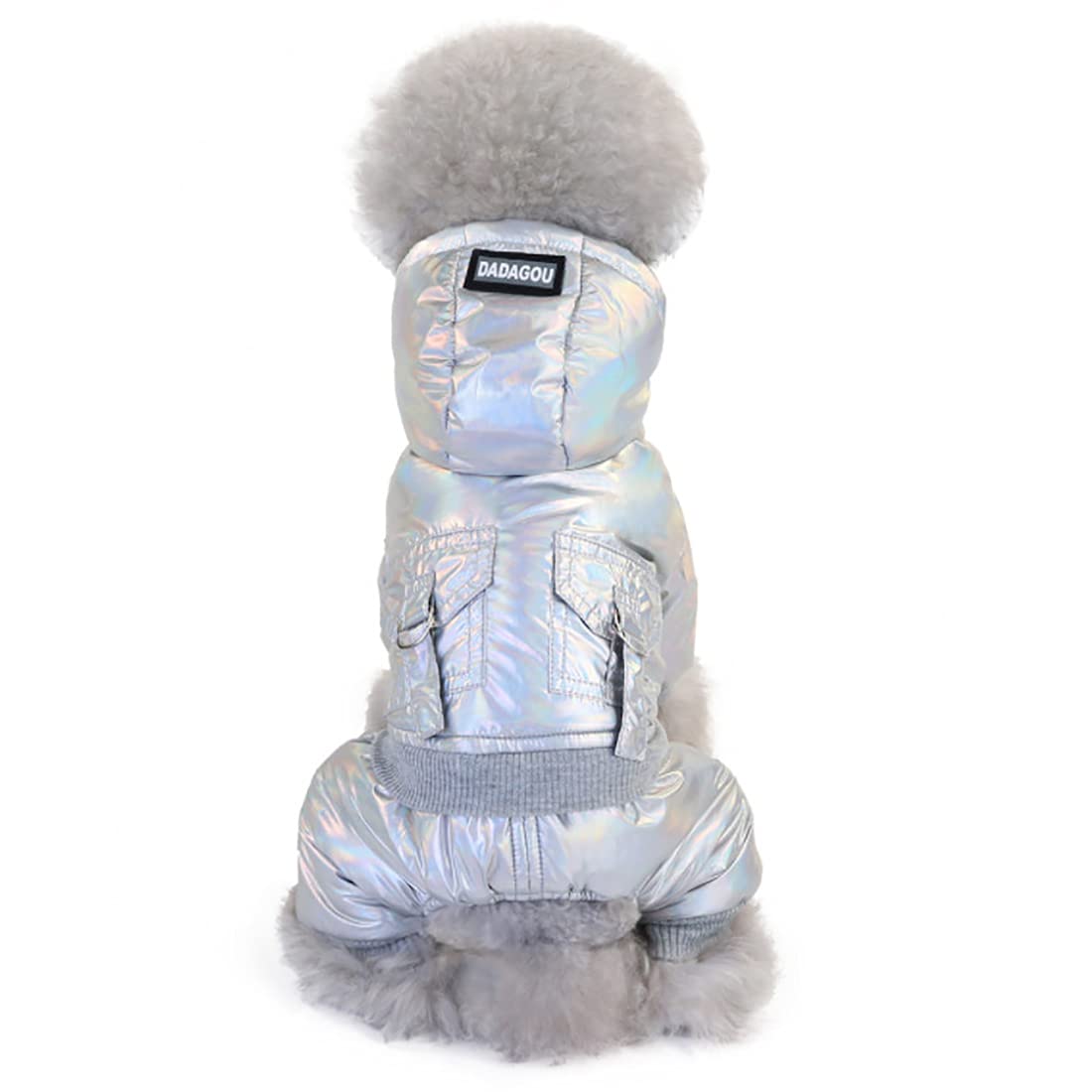 Izefia Hondenjas, Winddicht, Koude Jas, 4 Benen, Warm Winterpak Voor De