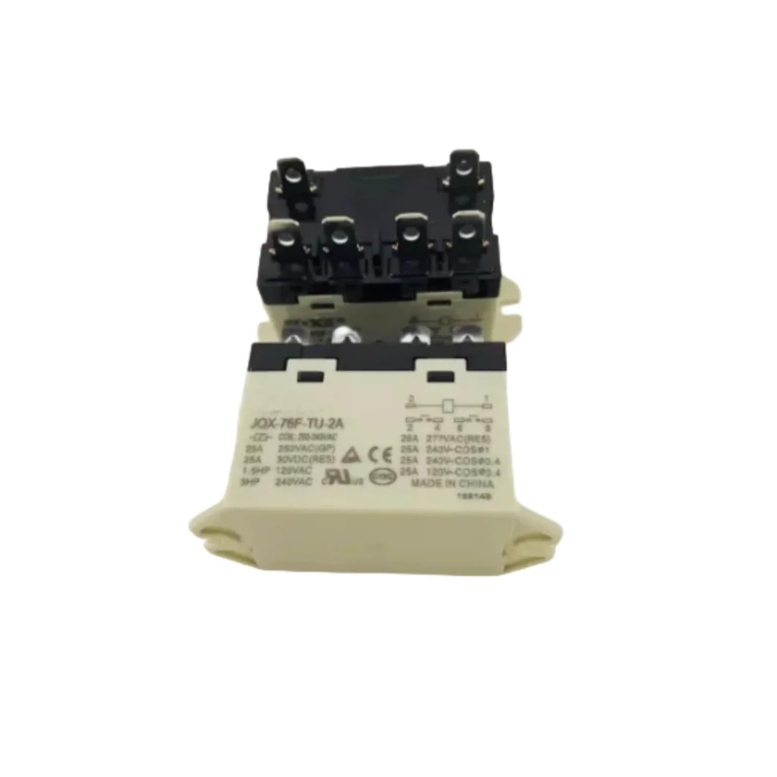 QZROPXOH Relay JQX-76F-TU-2A 25A 250VAC JQX-76F-TU-2A 380-400VAC 380V-400V 220V 6PIN(220V)