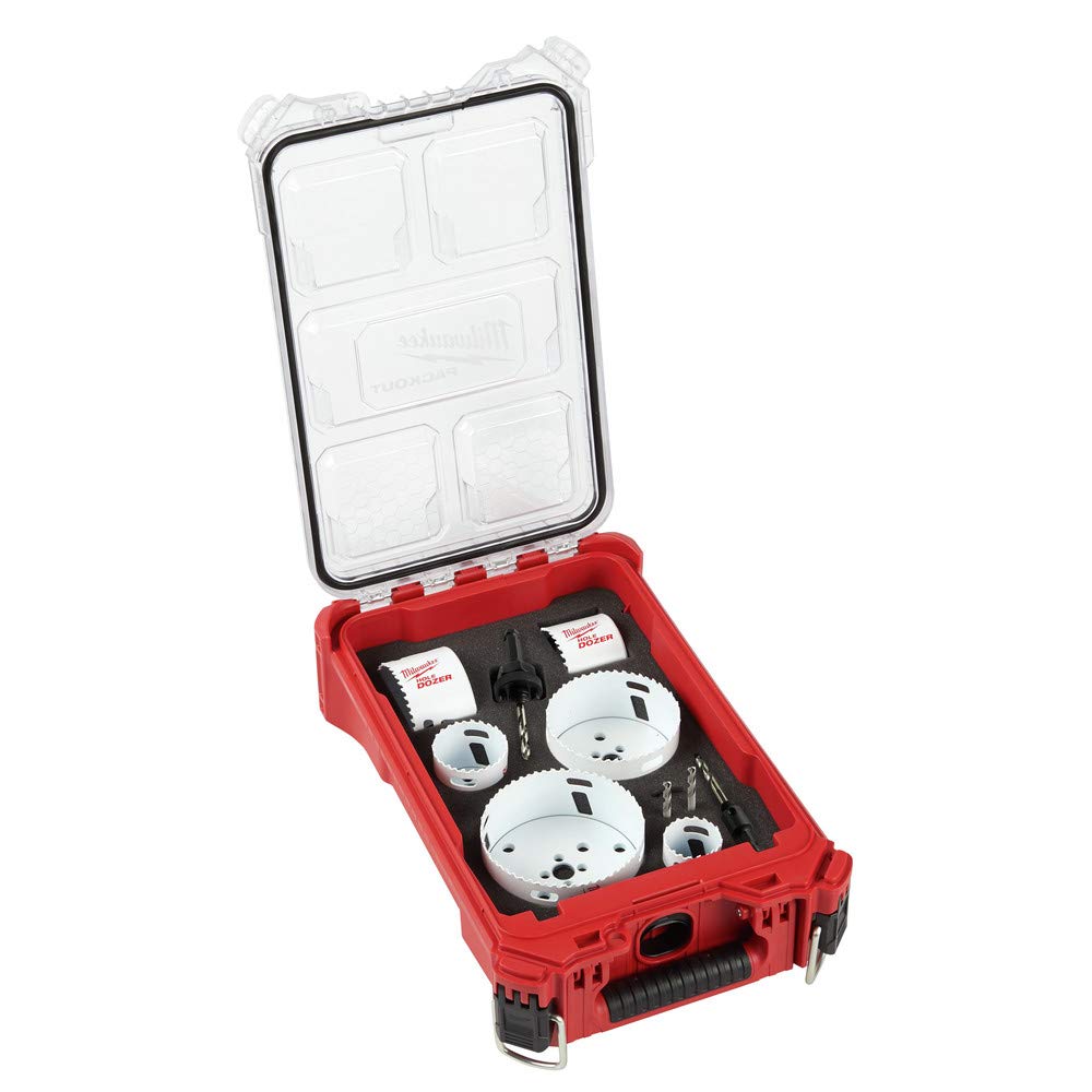 10pc Bi-Metal Hole Saw Packout Kit + 