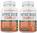 2 Bottles Nitric Oxide Complex 3500mg Per Serving L-Arginine HCL AAKG AKG Alpha Ketoglutarate Citrulline Malate 240 Total Tablets KRK Supplements
