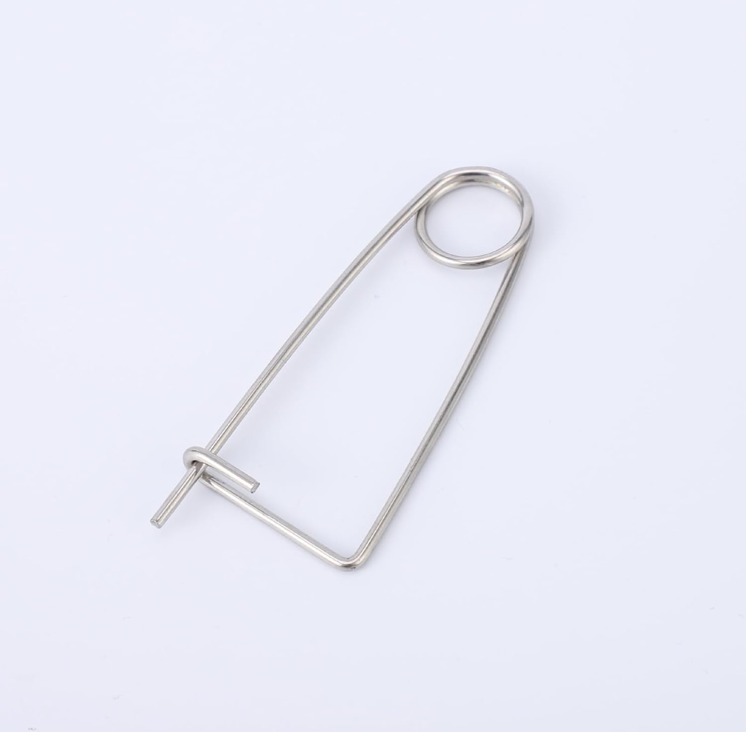 10PCS 304 Stainless Steel Brooch Shape Cotter Safety Pin Spring Pin, Safety Pins Quick Lock Brooch Locking Fastener for Farm Lawn Garden Hook