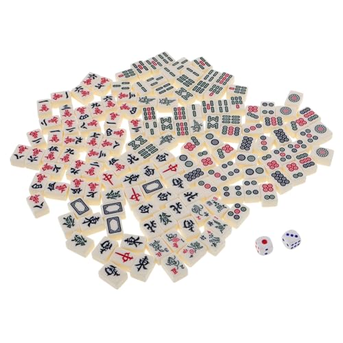 Jeu de Mahjong Portable compact facile à transporter pour les vacances