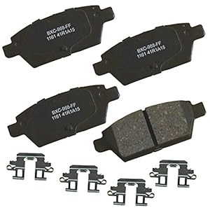 Bendix Premium SBC1161 Ceramic Rear Brake Pads for Ford Fusion 2012-2006, Lincoln MKZ 2012-2007, Zephyr 2006, Mazda 6 2013-2006, Mercury Milan 2011-2006