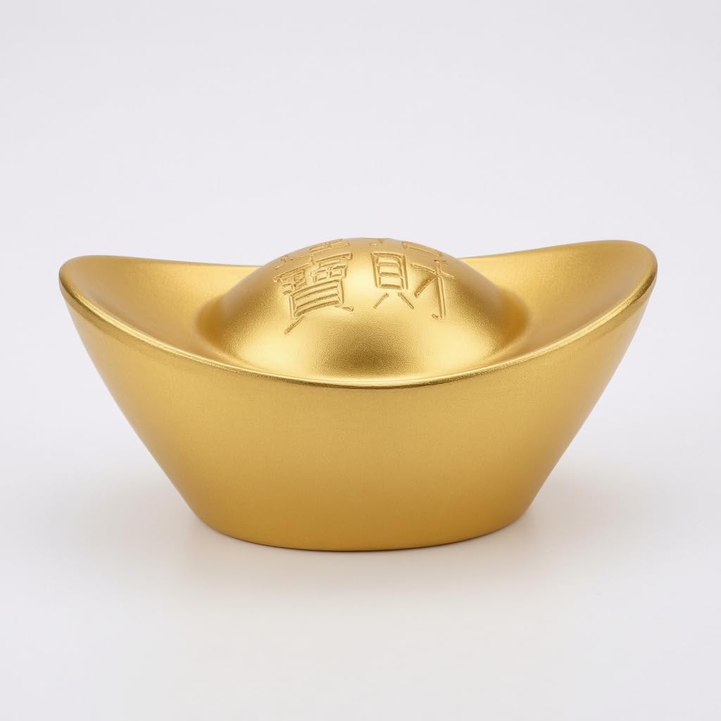 Amazon.co.jp: Yunhgft 風水 置物 元宝 金運アップ 縁起物 商売繁盛