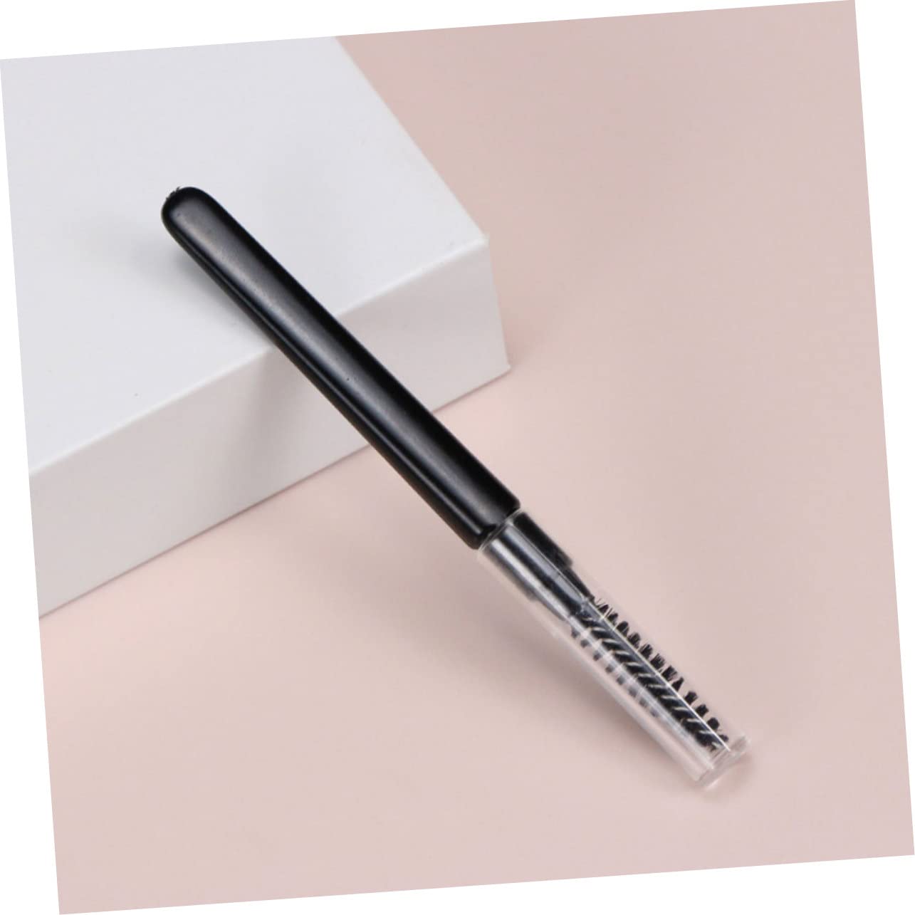FRCOLOR 60 Stk Wimpernkamm mit Deckel Wimpernbürste Augenbrauenpinsel Make-up-Brauenbürsten-Kit Haarkamm für Frauen Haarbürste praktischer Kamm für Wimpern Augenbrauenkamm Spiral- Werkzeug