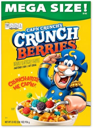 Cap'n Crunch Crunch Berries MEGA SIZE 33 oz
