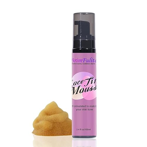 Mousse de tinte de encaje para pelucas fundidas altamente pigmentadas tinte de peluca para mujeres, pelucas de encaje para pelucas de encaje con