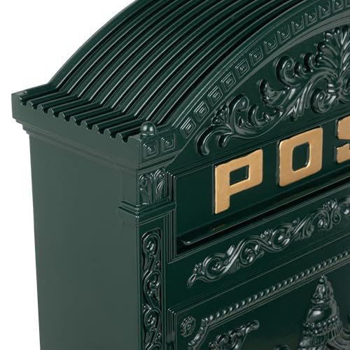 Briefkasten MAURER ROYAL Grau Antik Aluminium - Mit Zylinder Und 2 Schlüsseln