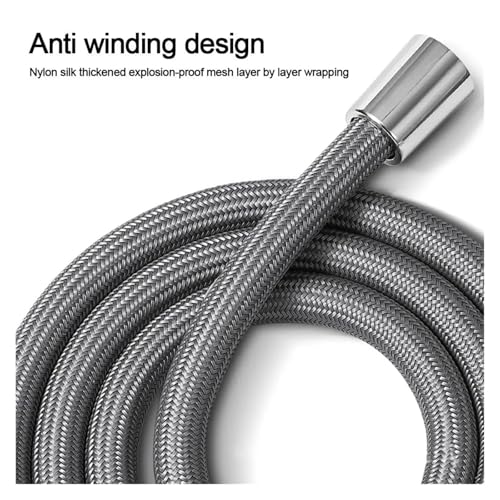 Manguera de ducha de alta presión de mano flexible y suave de 1.5m GI/2 4