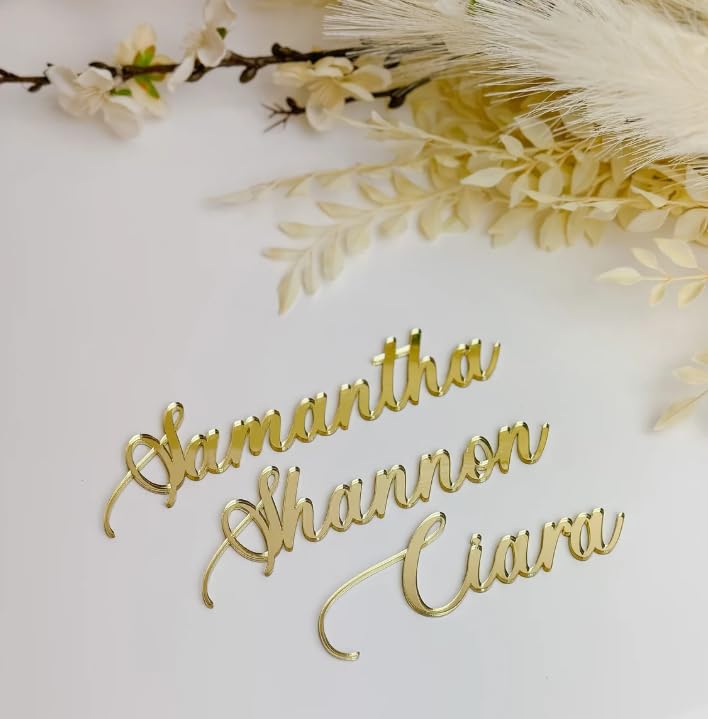 BS Alphabet Golden Decorative Mirror Acrylic Letters for Wall, Wall Mirror Acrylic Stickers, 3D Acrylic Stickers Wall Stickers for Hall Room, Bed Room, Kitchen Living Room Kids Room.-image-12