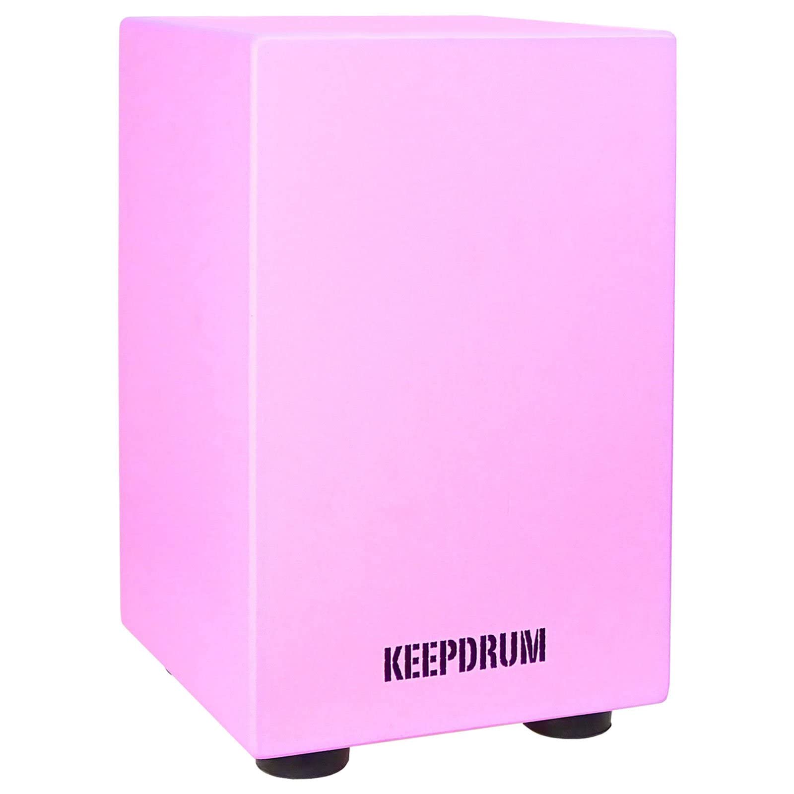 keepdrum DC1M PK Junior Cajon für Kinder Pink Rosa + Sitz-Pad