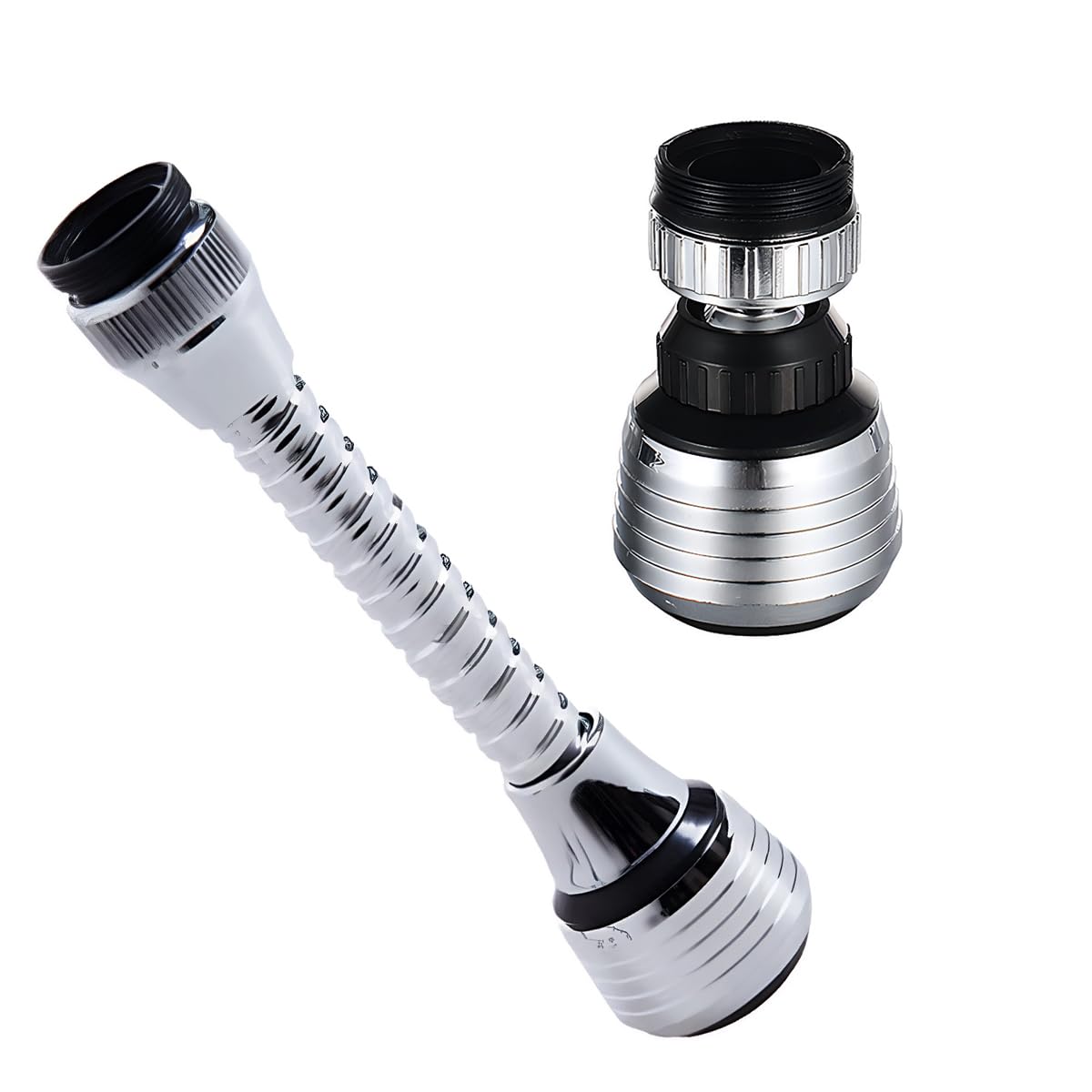Filtro extensor de grifo con aireador, extensión universal de boquilla giratoria para fregadero, ahorro de agua de filtración multicapa para baño y cocina, cabezal rociador de grifo fácil de instalar — view 9