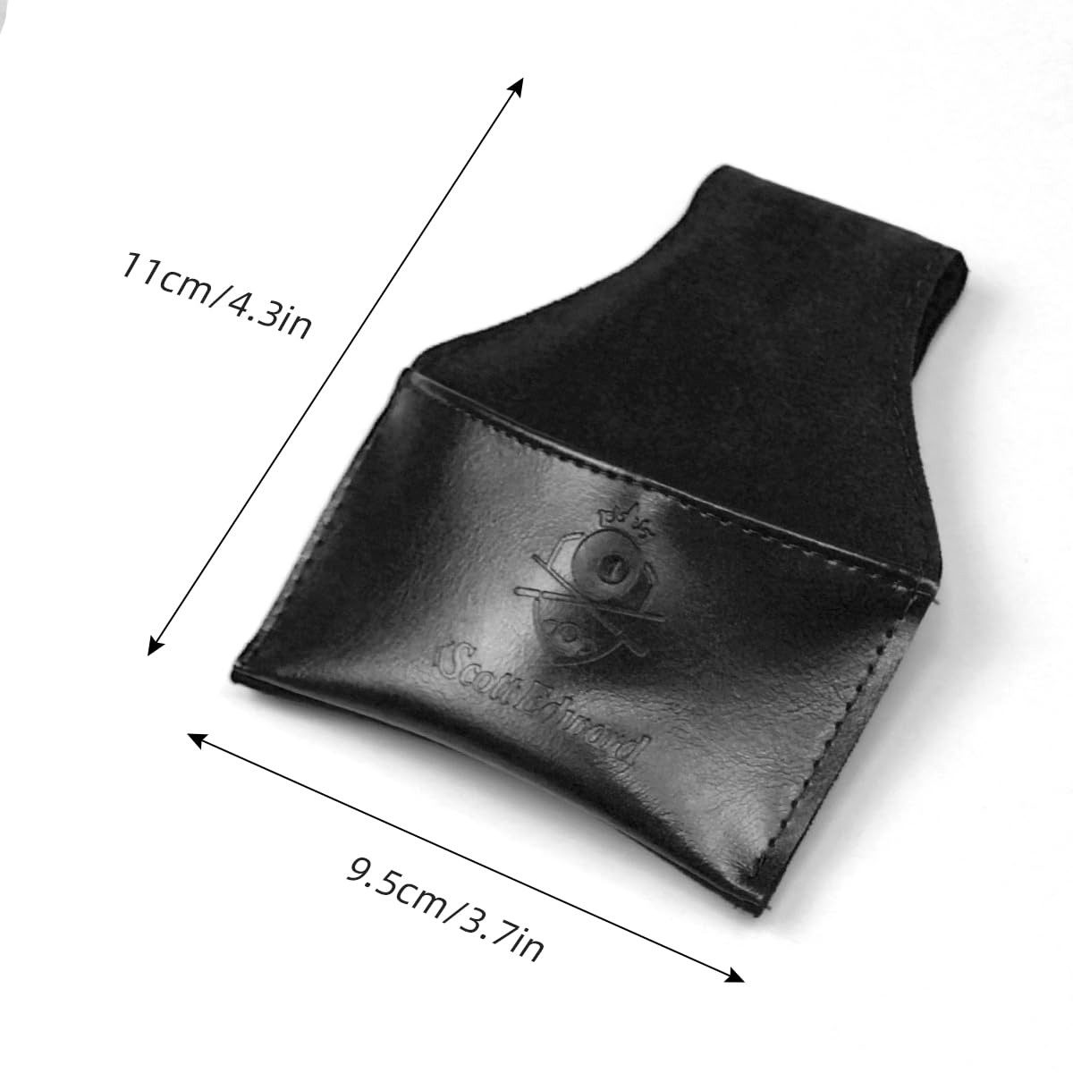 Porte-Craie Magnétique Pour Billard - Clip Ceinture Aluminium Léger, Professionnel (Bleu)