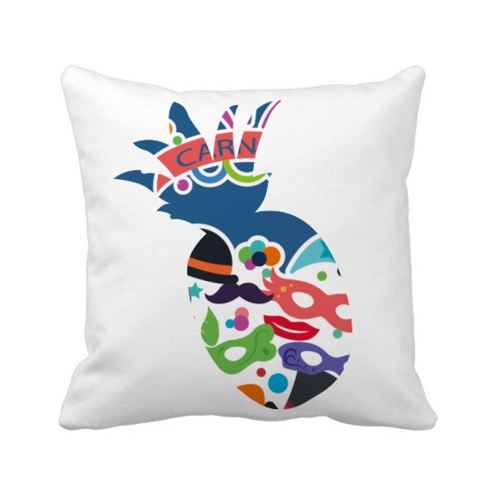 Housse de coussin ananas Venise carrée pour raviver un salon trop terne