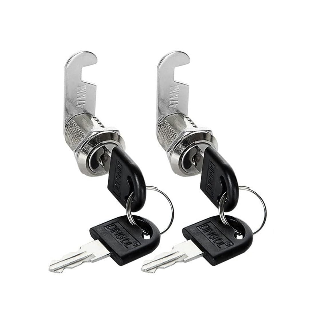 Cerradura de Palanca para Buzones,2 PCS Cerradura de Lengüeta Cerradura de Buzón de Seguridad 20mm Cerradura de Seguridad para Buzón con Llaves(20MM)